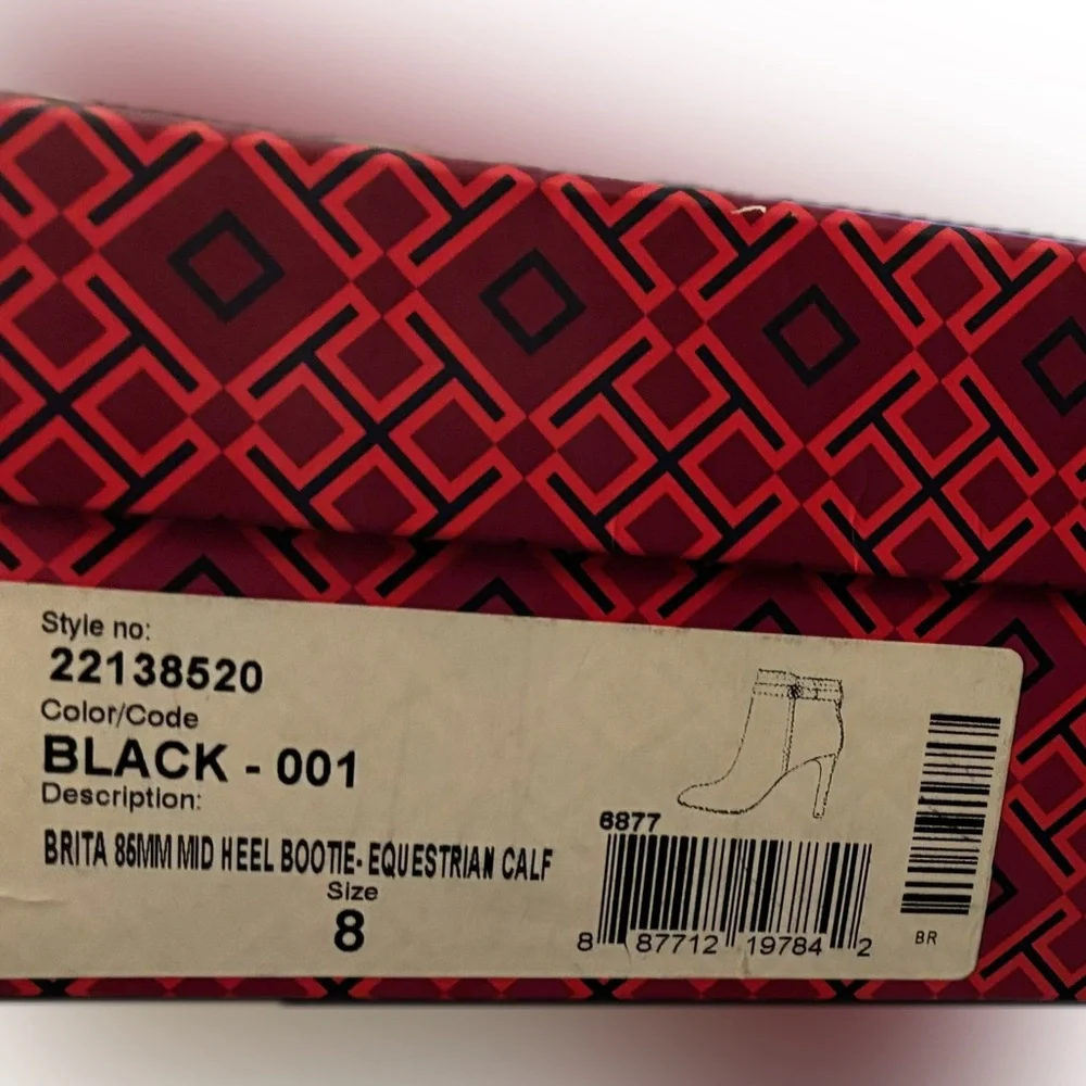 Black Gorgeous Tory Burch Brita Equestrian Calf High-Heel Boots
Sz. 8 - Picture 9 of 10